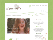 Tablet Screenshot of gigglenbloom.com